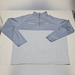 Columbia Light and Dark Blue Golf Quarter-Zip Pullover